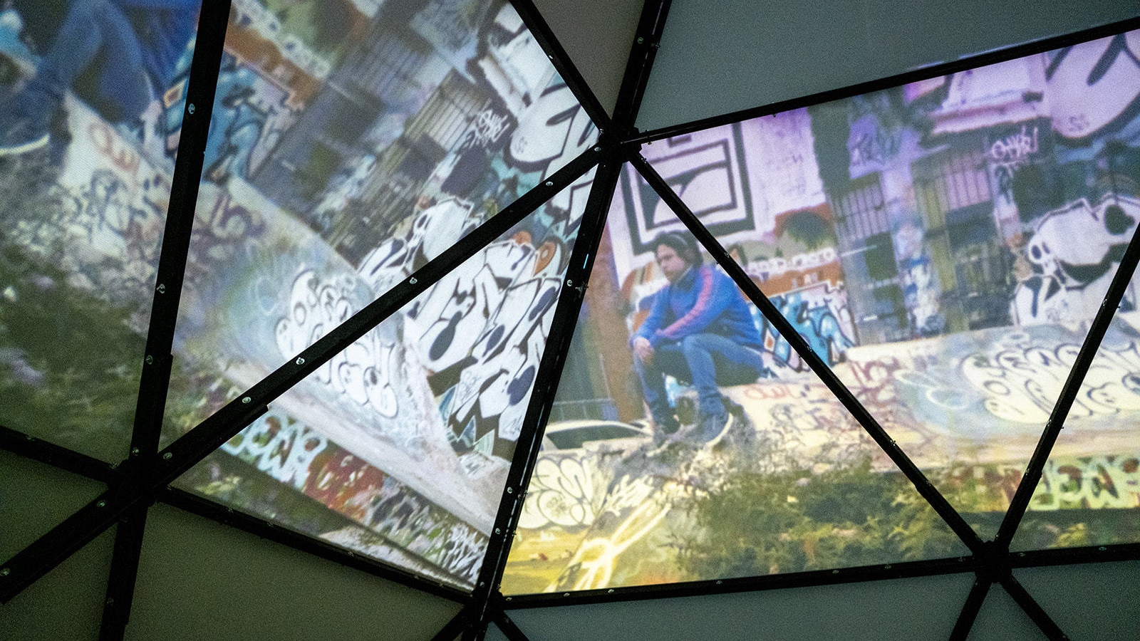 Made of Stars installation from the inside